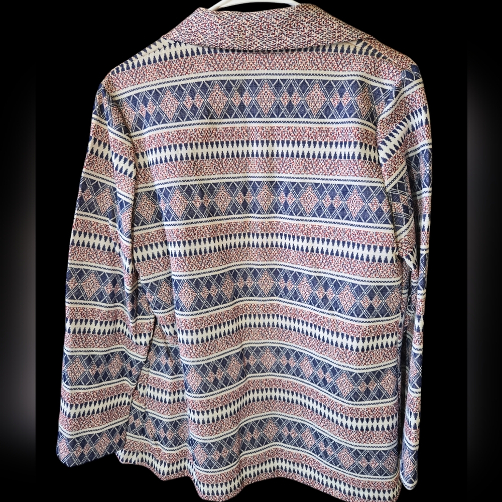 Womens Vintage Suit Jacket Patterned - image 3